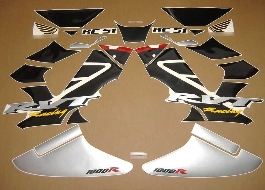 Стикери Honda VTR/RVT 1000  SP1 SP2 RC51 хонда втр лепенки sp-1 sp-2