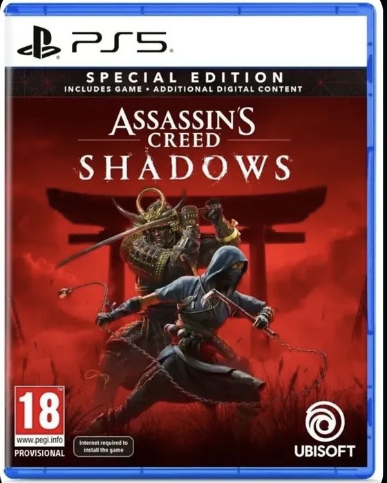 Assassin Creed Shadows, Special Edition на PS5. Ассасин диск на ПС5