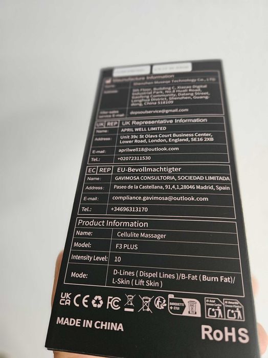 Aparat Masaj Celulite Massager Model F3 plus nou.