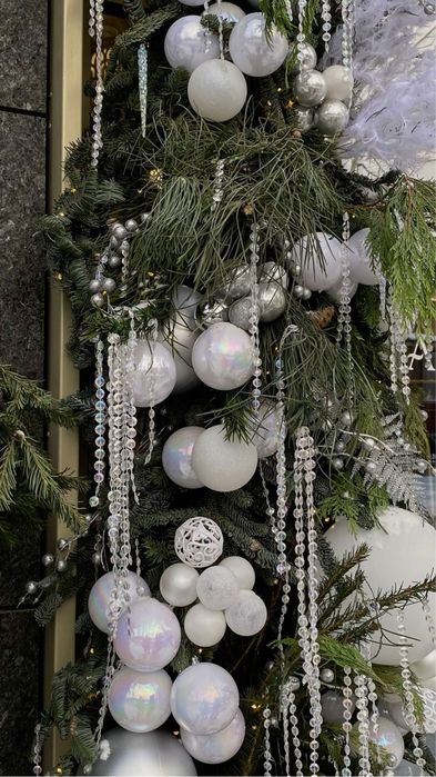 Бусы для декора новый год