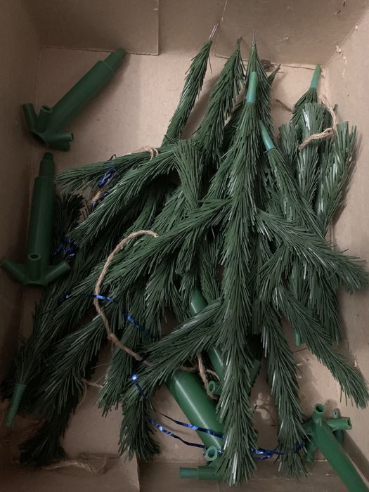 Советские елочные игрушки с елкой