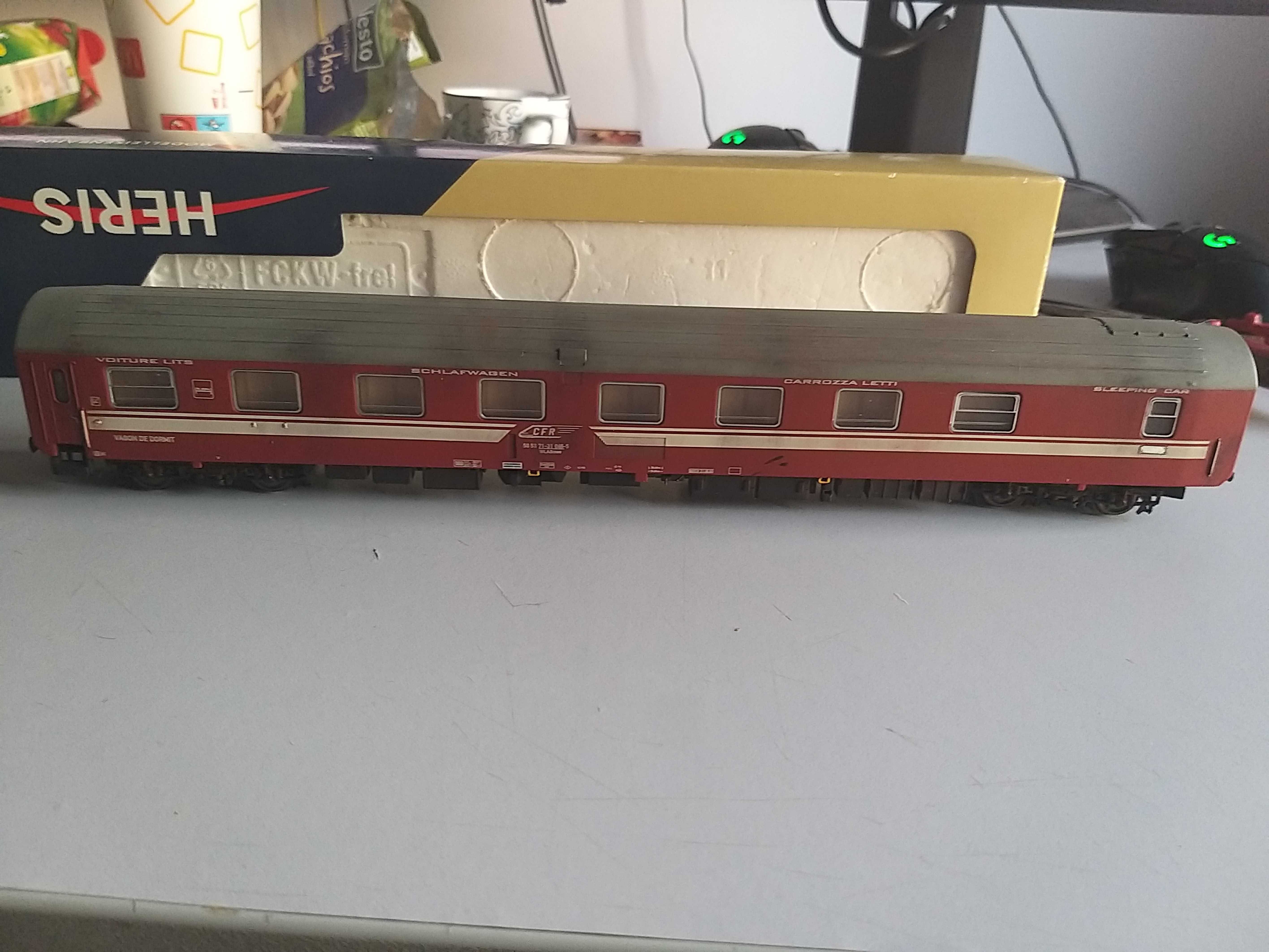 Vagon de dormit CFR scara h0