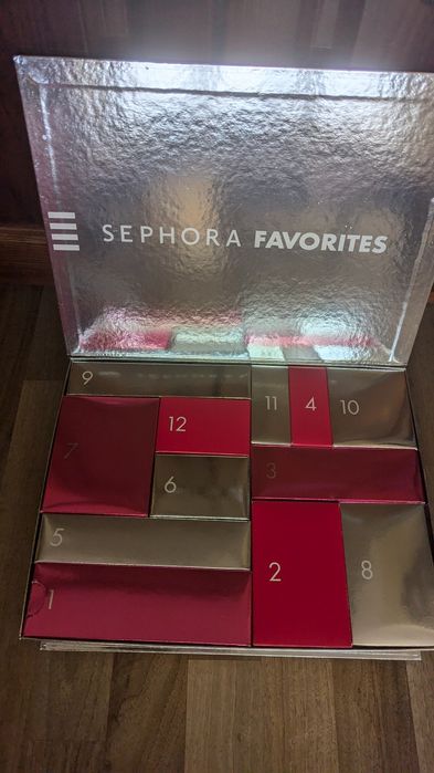 Кутии от Адвент календари  Lancome Sephora, Kiehl's
