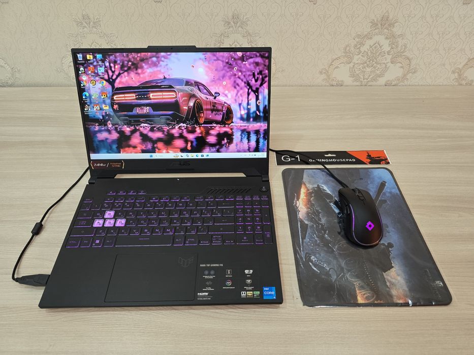 ASUS, RTX 3050 4Gb, Core i5-12Th, RAM 16Gb, SSD 512Gb, Full HD 144GHz