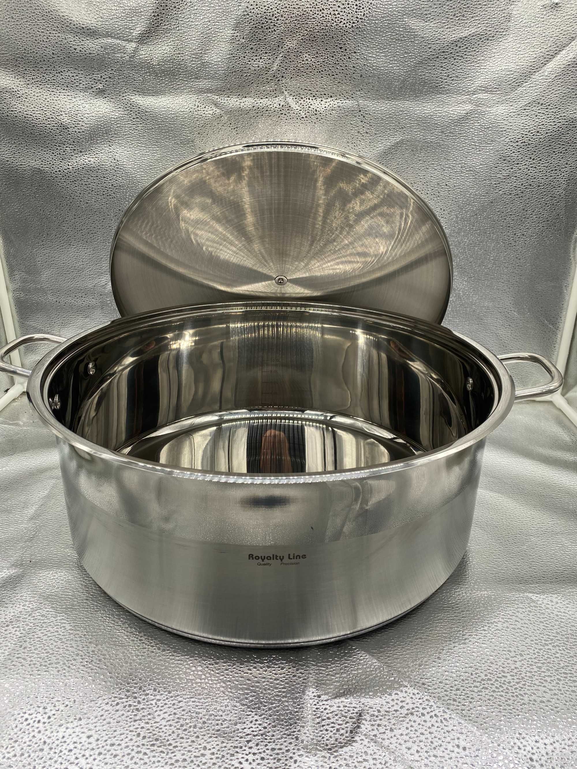 Cratita inox 20L fund triplu + capac metalic etans