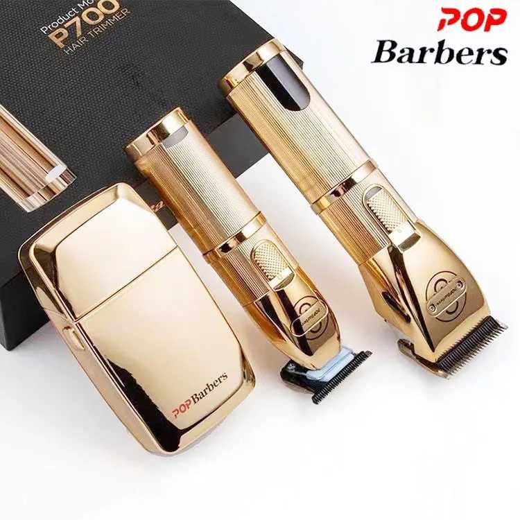 Trimmer POP Barbers P700-7200RPM, contur, tuns corporal, profesional