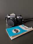 Aparat foto PRAKTICA Super TL+obiectiv STEINHEIL Auto-Tele-QUINAR