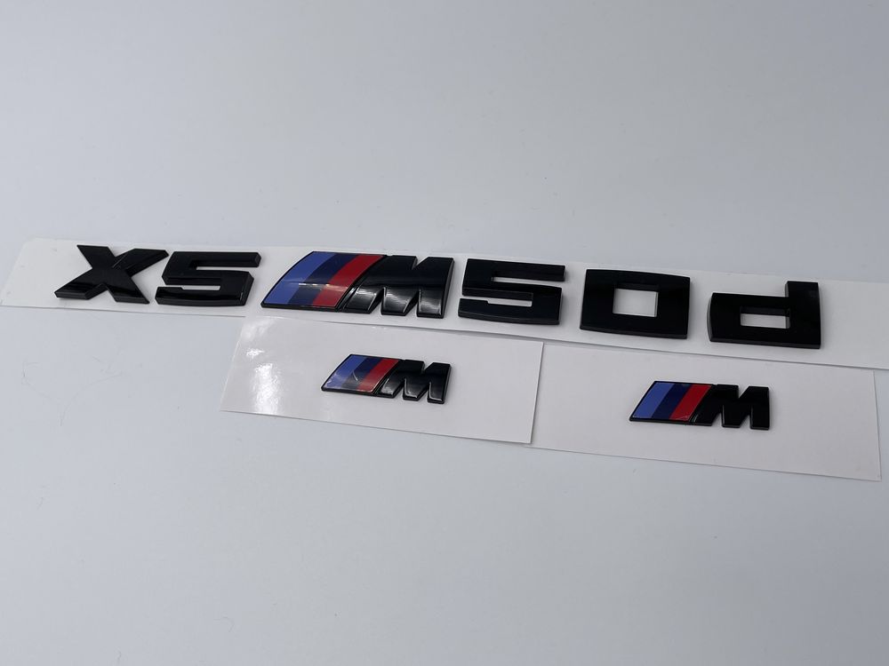 Set Embleme BMW X5 M50d negru