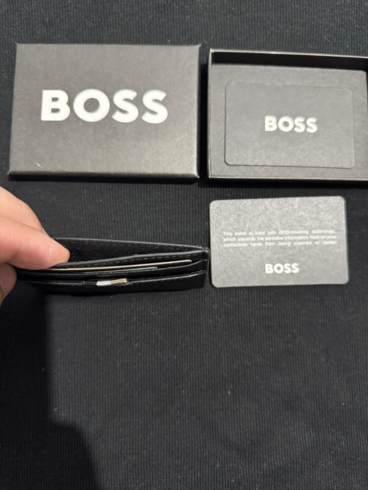 Portofel Carduri BOSS Nou (protectie RFID-blocking)
