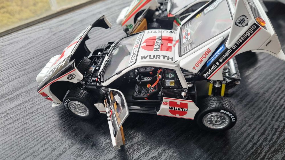 Machete auto 1:18 Kyosho - Lancia 037 + Delta Integrale