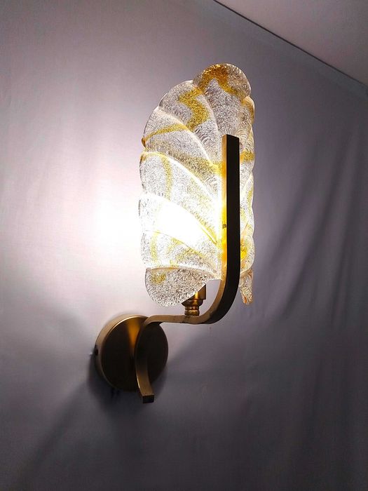 Aplica (1 din 5), MCM Art Deco, Carl Fagerlund, sticla Murano, vintage