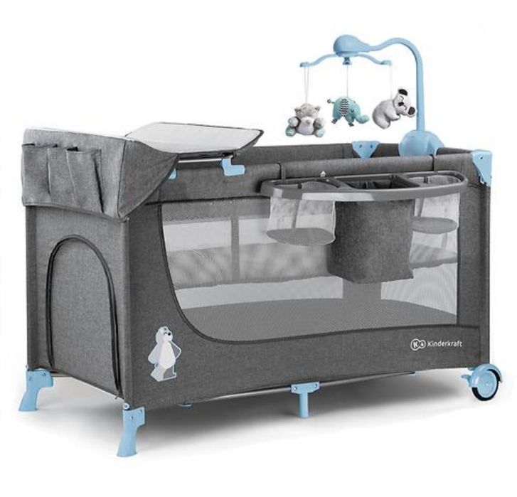 Детская кроватка с ортопедическим матрасом в идеальном состоянии