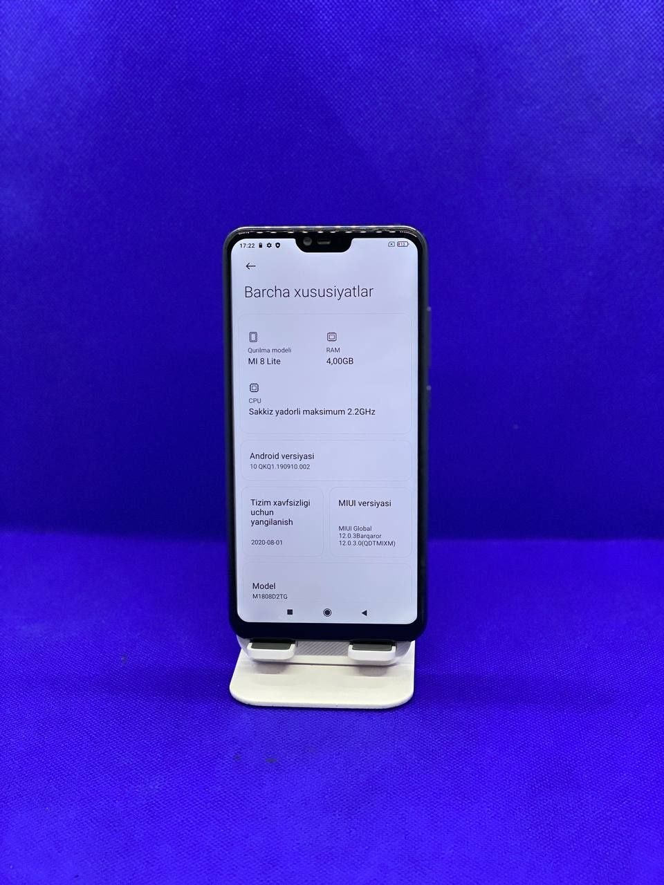 Mi 8Lite sotiladi 64/4Gb