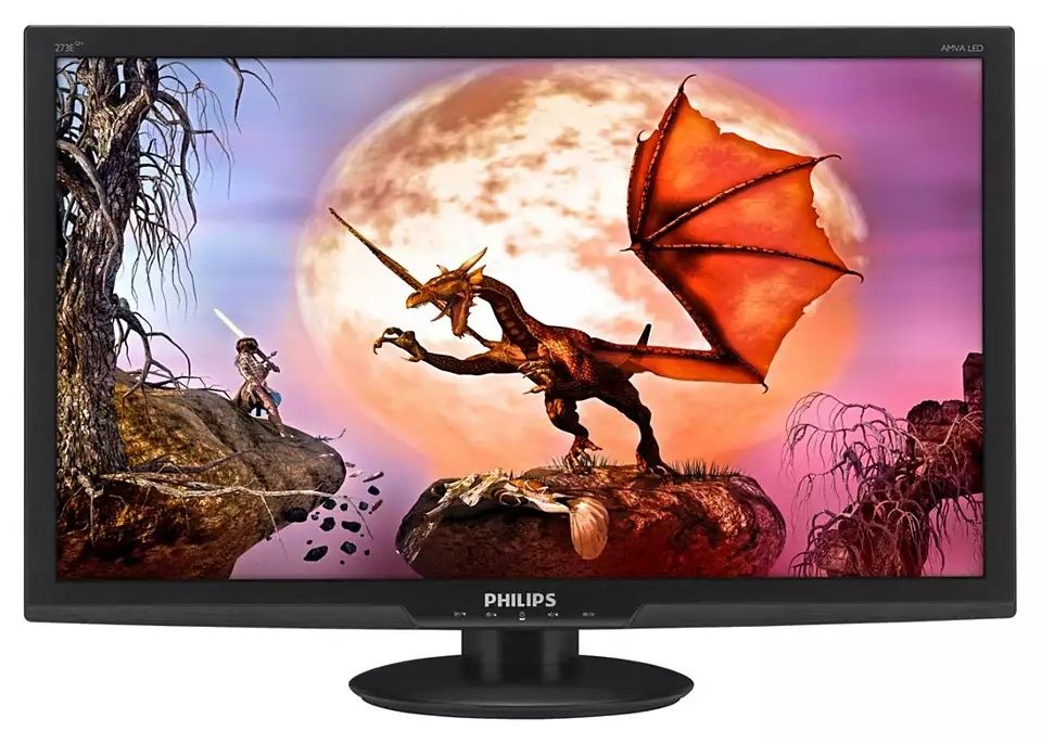 Monitor LED 27 inch Philips 273E3L full HD 1080p HDMI + VGA boxe