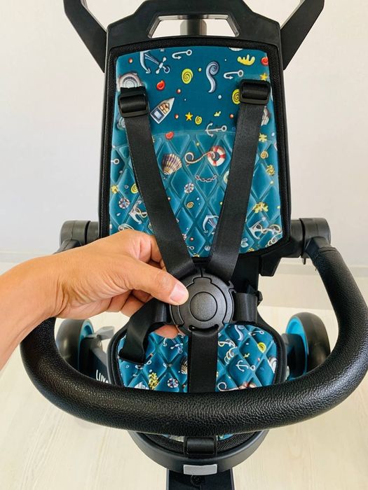 Новая Коляска расскладной велосипед трансформер спинка откидывается