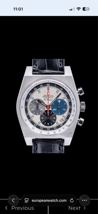 Zenith El Primero 1969 special edition