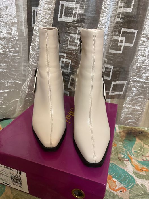 Полусапожки из натуральной кожи