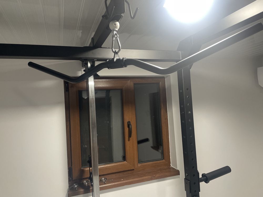 Горен и долен скрипец за клетка Power Rack 900 на декатлон