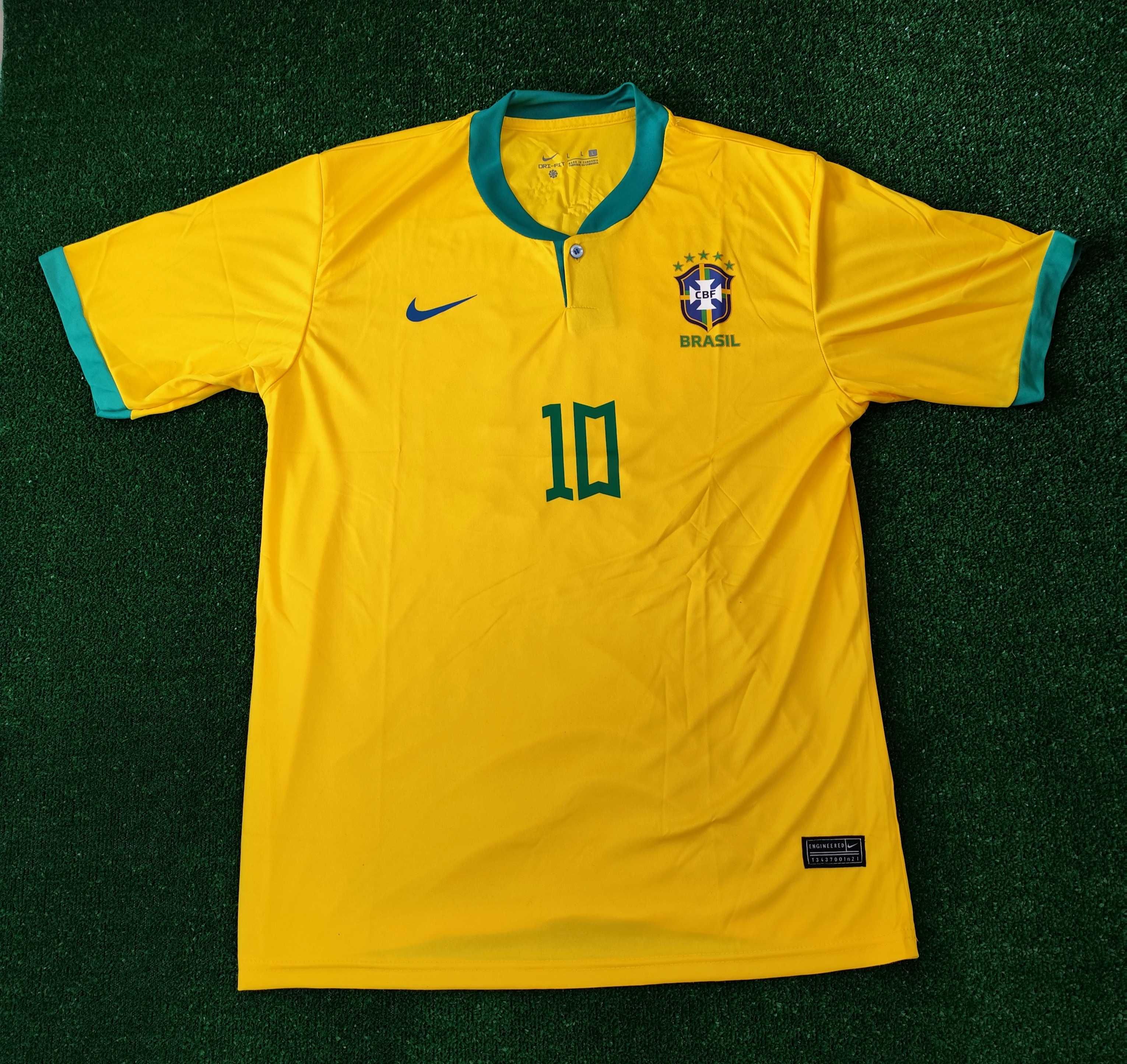 Мъжки детски екип Бразилия Neymar детска мъжка фланелка nike