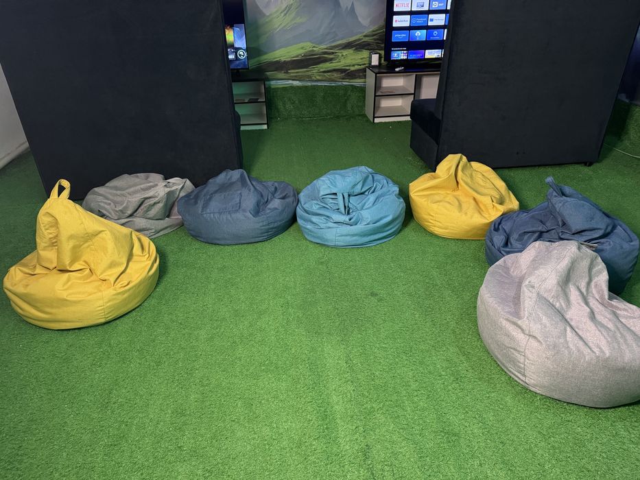 Мягкие кресла пуфики