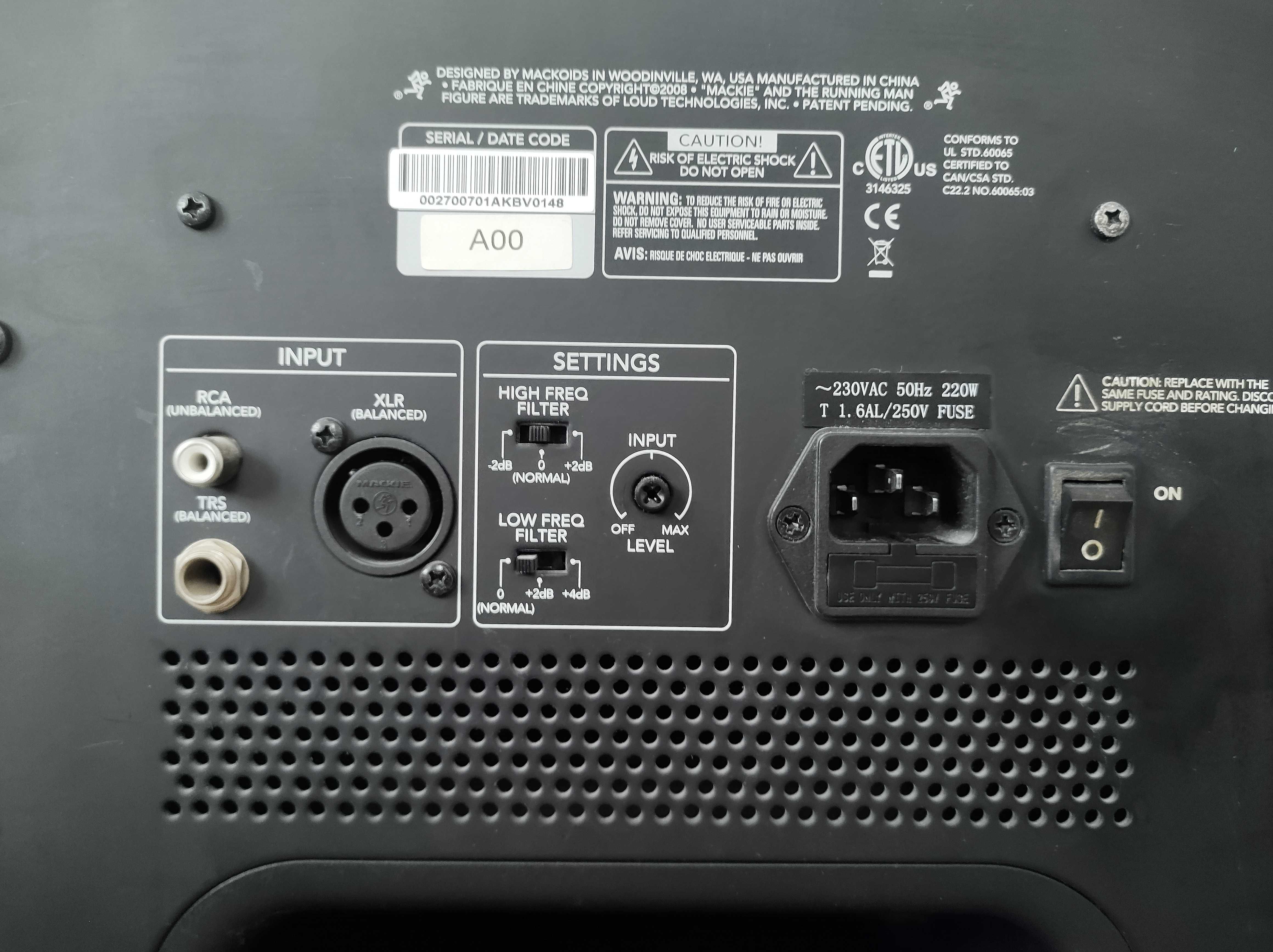 Mackie MR8 MK1 Активни Студийни Монитори / Тонколони