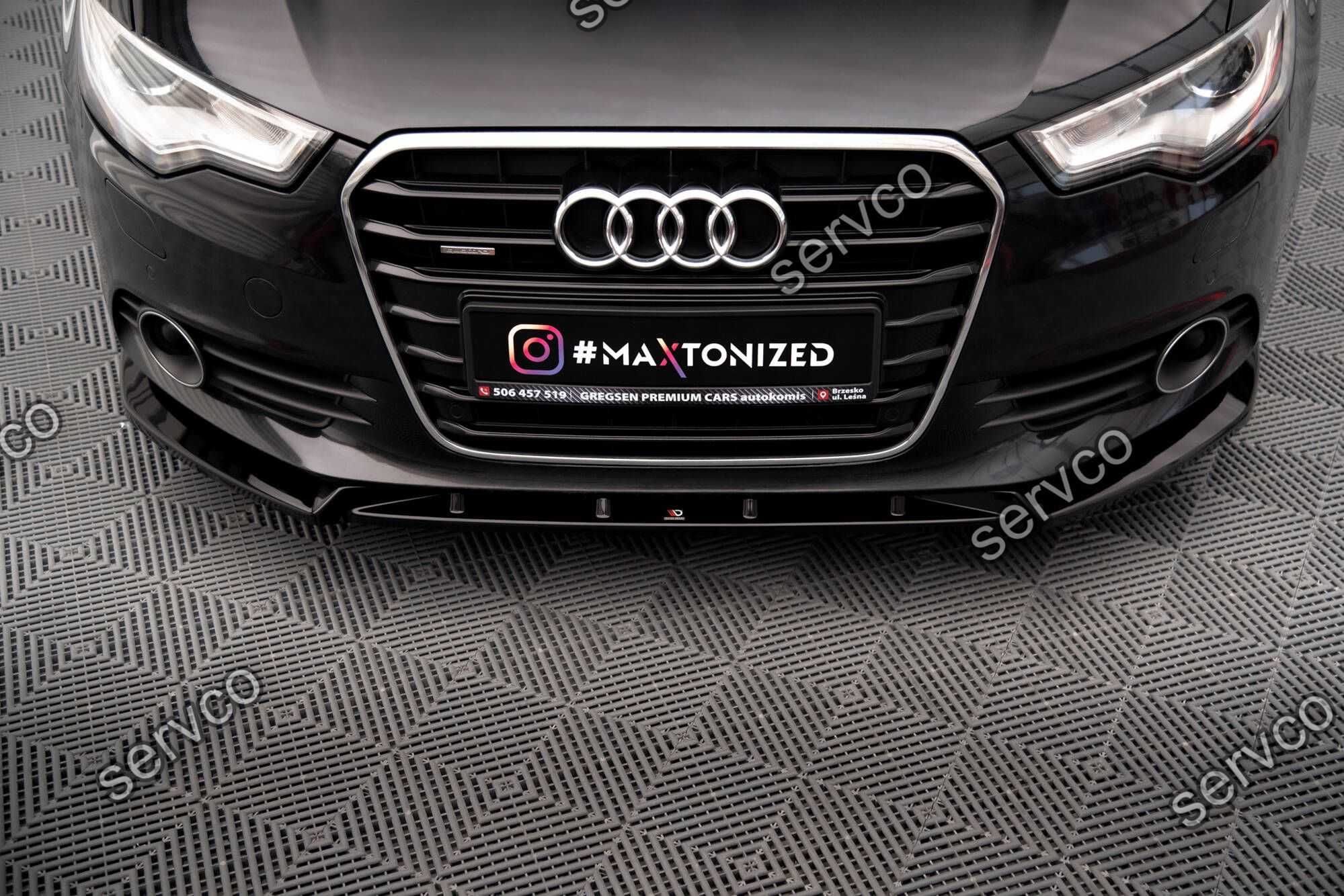 Prelungire bara fata Audi A6 C7 11-14 v15 - Maxton Design