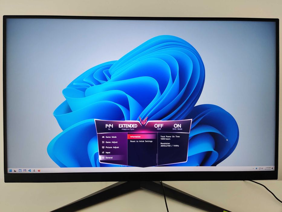 Monitor LG UltraGear 32GR93U-B 4K 144Hz