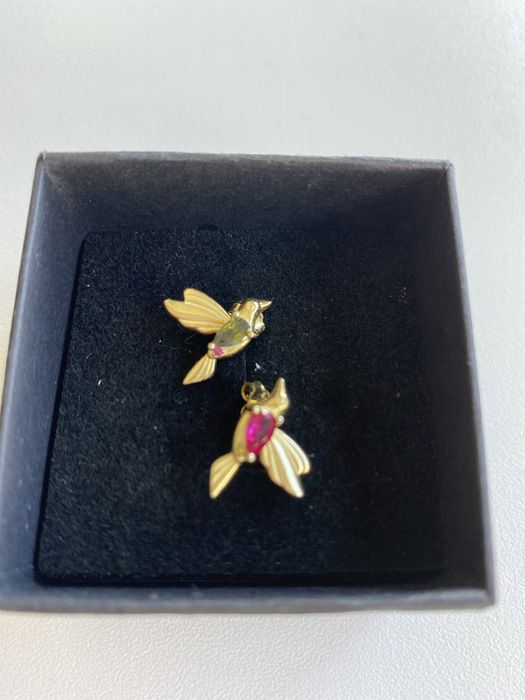 Cercei 925 argint colibri eleganti office