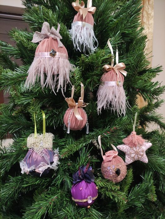 10 globuri Crăciun handmade unicat