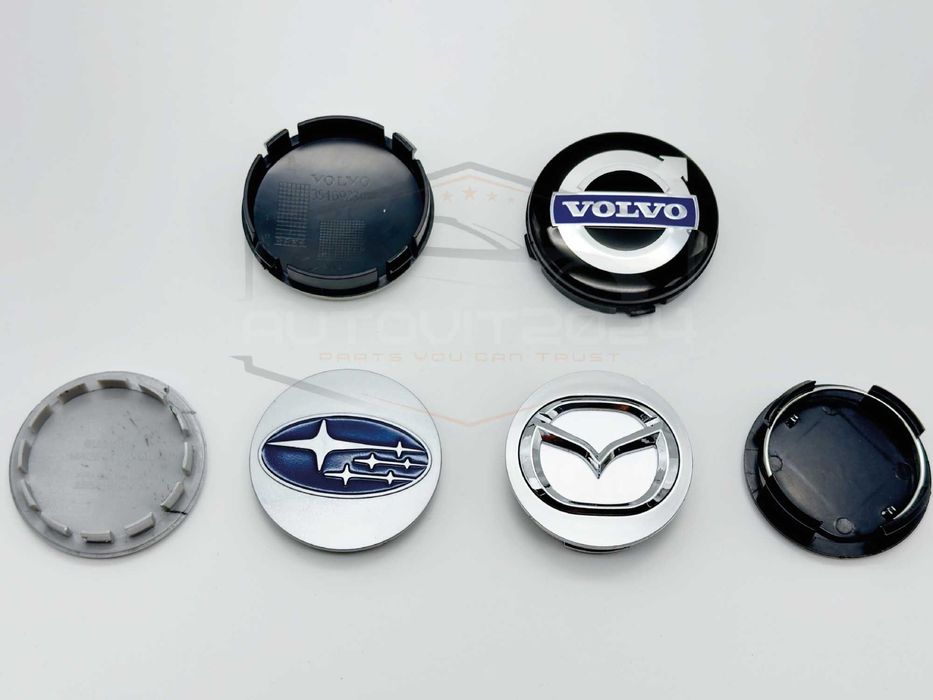 Капачки за джанти Volvo Волво Subaru Субару Mazda Мазда 56мм 59мм 64мм