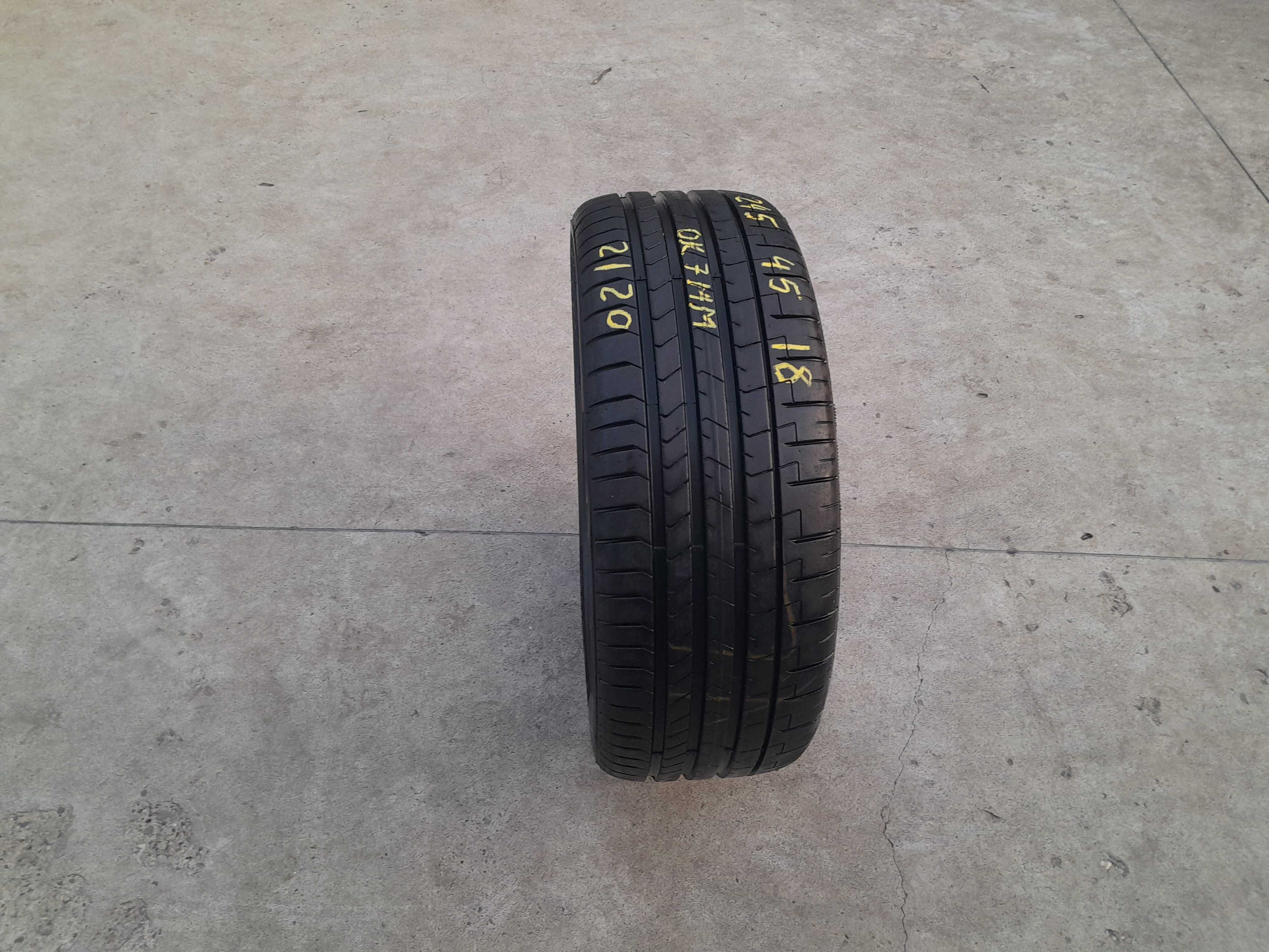 O anvelopa vara 245 45 18 pirelli p zero pz4 profil 7 mm