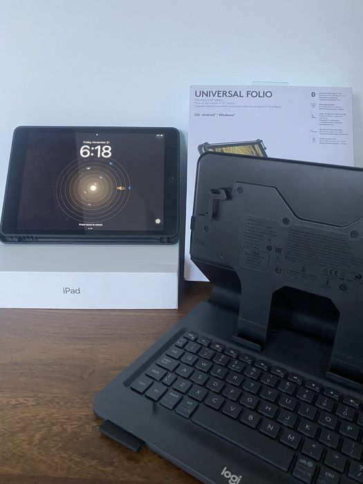 Ipad gen. 9, 64 GB + tastatura si husă