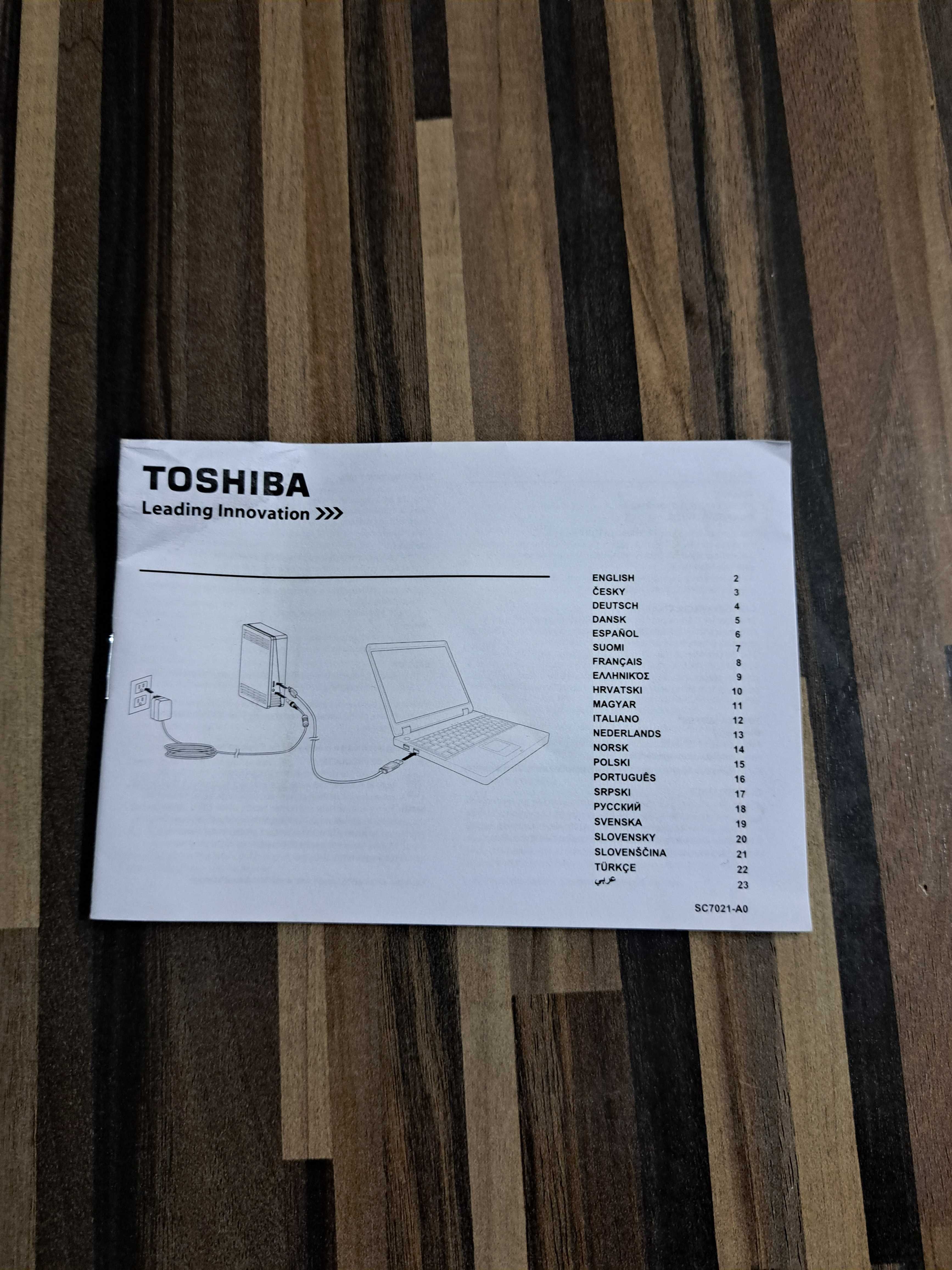 Външен твърд диск TOSHIBA CANVIO 2TB 3,5"  USB 3.0 / 2.0
