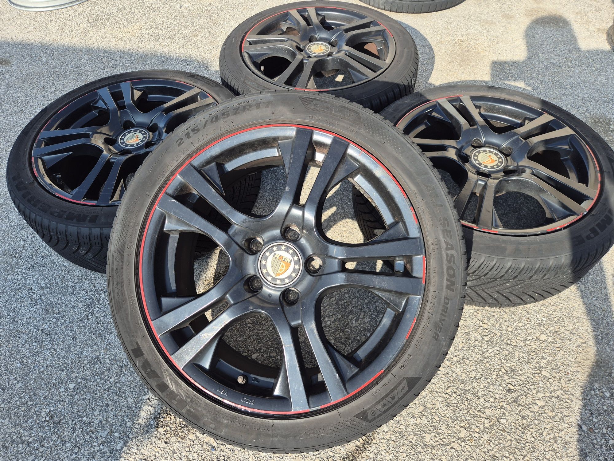 5х112/17 с гуми Шкода Мерцедес Ауди Фолксваген Сеат 5x112/17 VW Audi