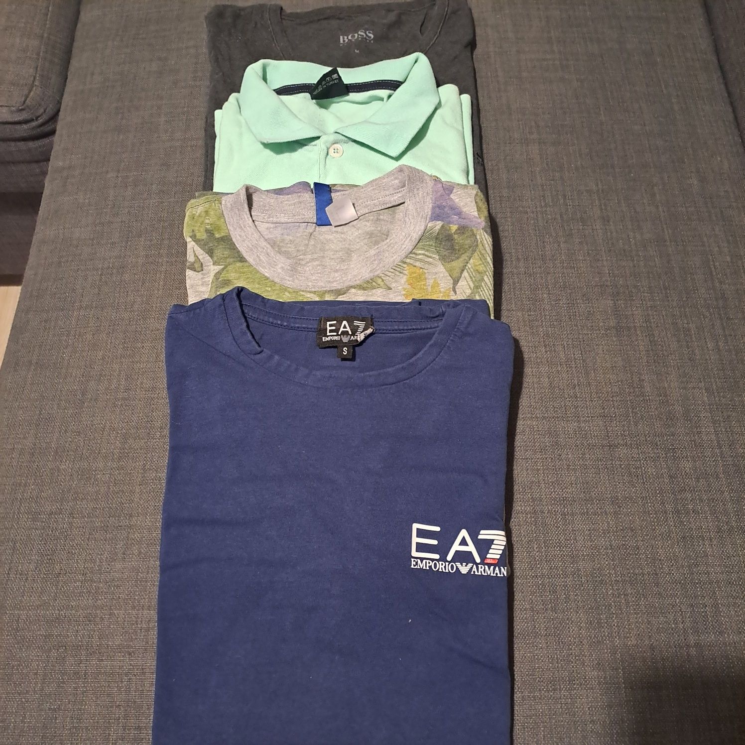 4 броя умалени тениски Boss, Emporio Armani и Polo