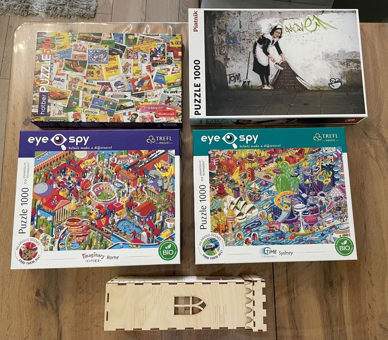 Паззлы, trefl prime, pyatnik и другие