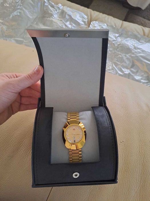 Rado Original Jubile. Часы женские, золотые, оригинал Rado Швейцария.