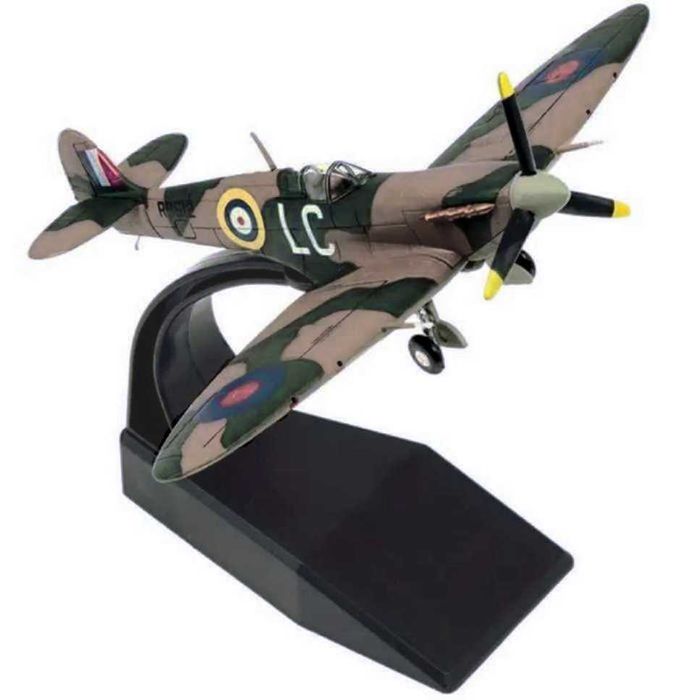 Macheta avion metalica Spitfire scara 1:72