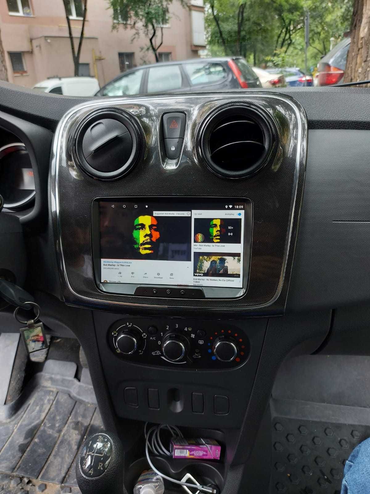 Navigatie Android 1/2gb Dacia Logan Duster Sandero Waze WiFi GPS USB