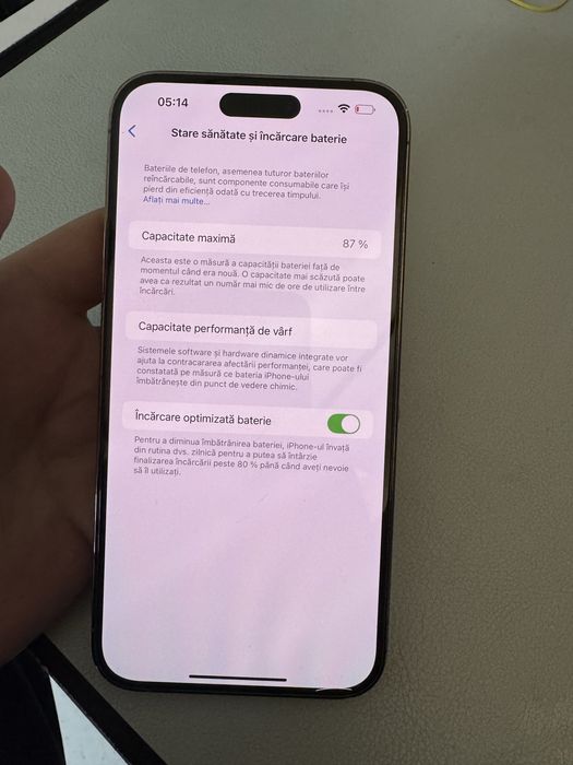 iPhone 14 Pro Max Gold 256GB impecabil