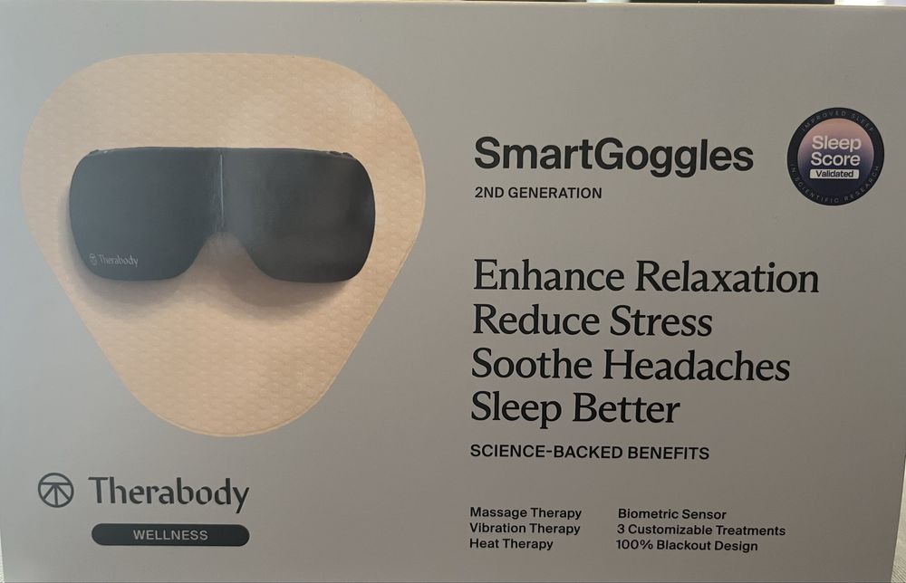 Масажираща маска за очи Therabody - SmartGoggles (2-ра генерация)