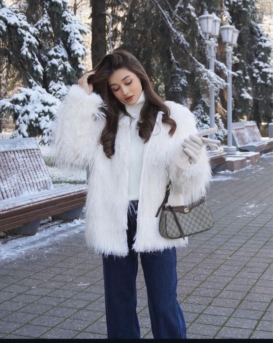 Эко-шубка надевалась только раз на сьемку