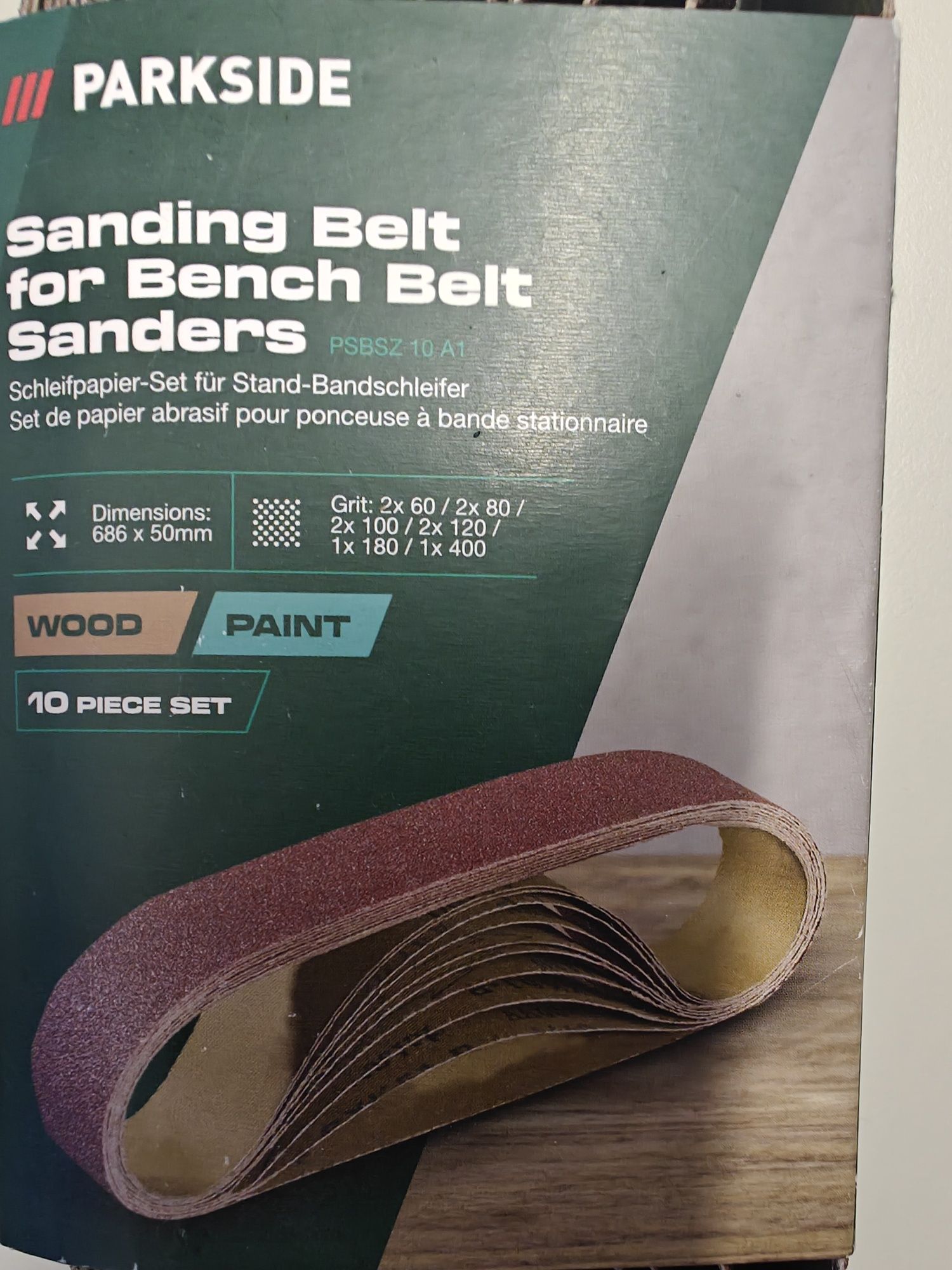 Set 10 benzi slefuitor PARKSIDE PSBSZ 10 A1 686X50 MM