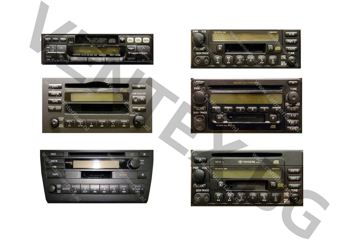 WEFA Дигитален чейнджър за Toyota от 1994 до 2005 + Bluetooth USB AUX