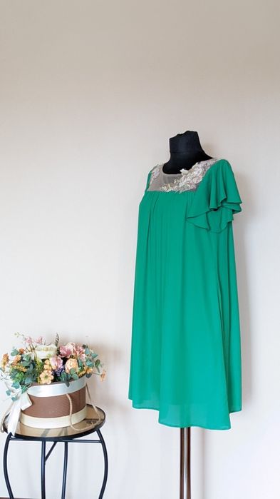 Rochie de ocazie elegantă verde