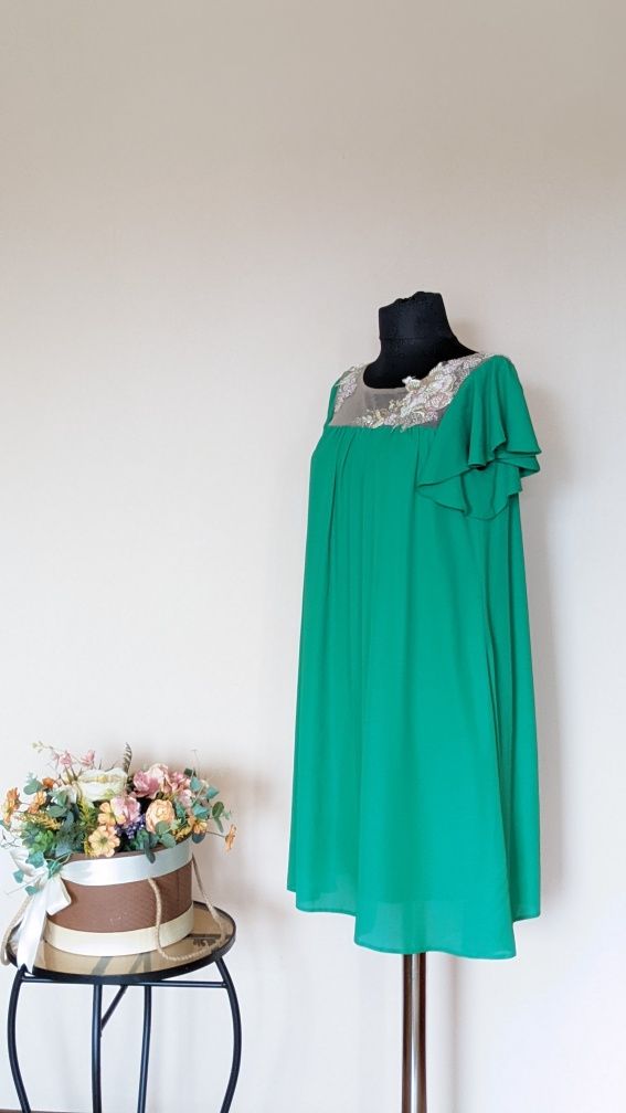 Rochie de ocazie elegantă verde