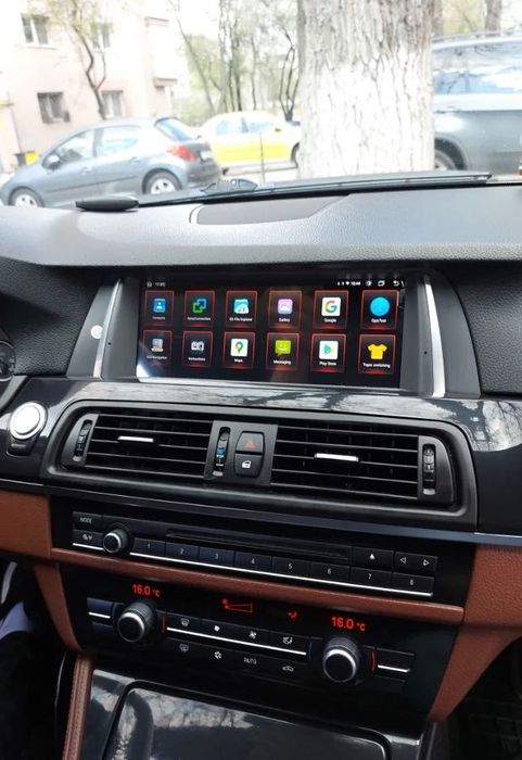 Navigatie Android Carplay BMW F10 F11 seria 5 Waze YouTube