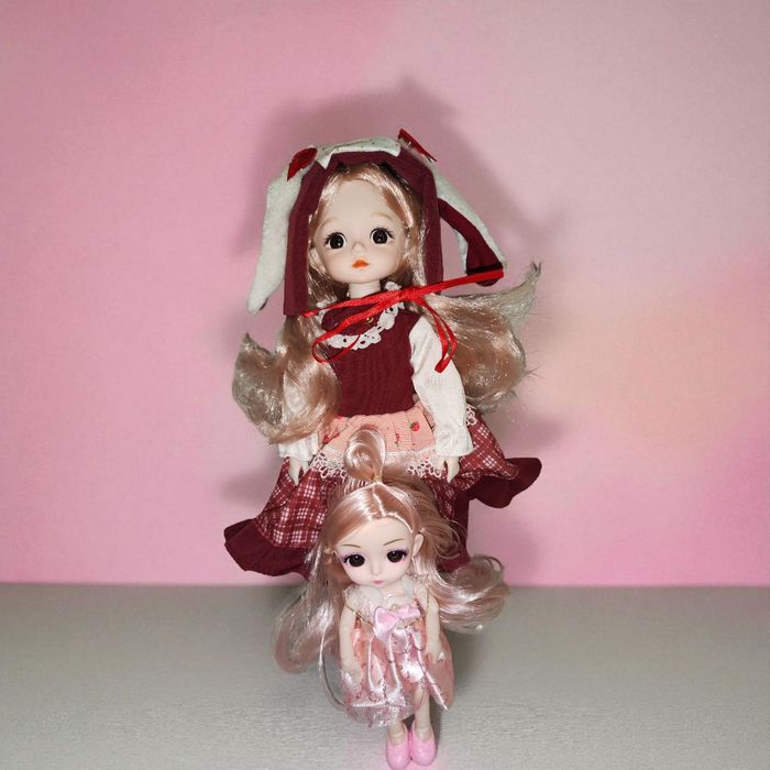 Păpuși Articulate Set "Mamă și Fiică" (30 cm)