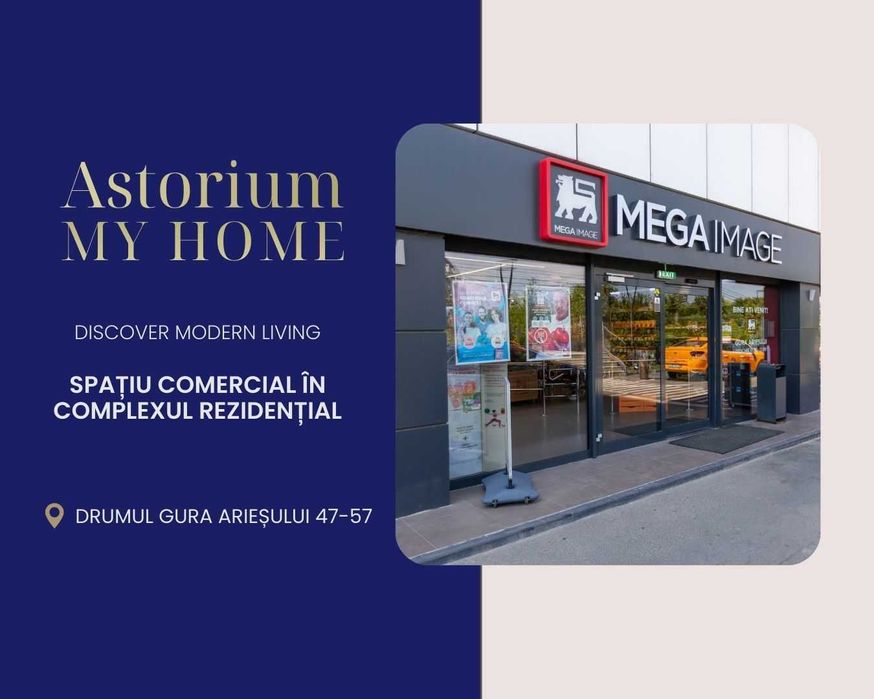 Spațiu Comercial Premium – Chiriaș Mega Image – Astorium My Home
