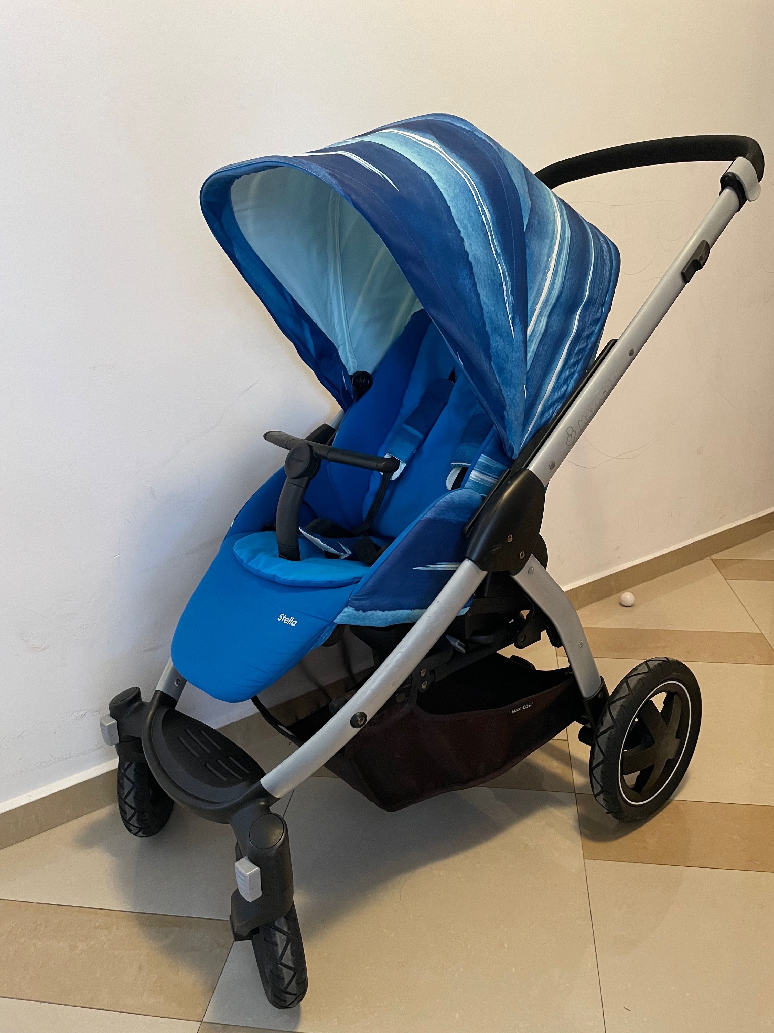 Детска количка 2 в 1 Maxi-Cosi Stella в комлект с кош за бебе Pebble